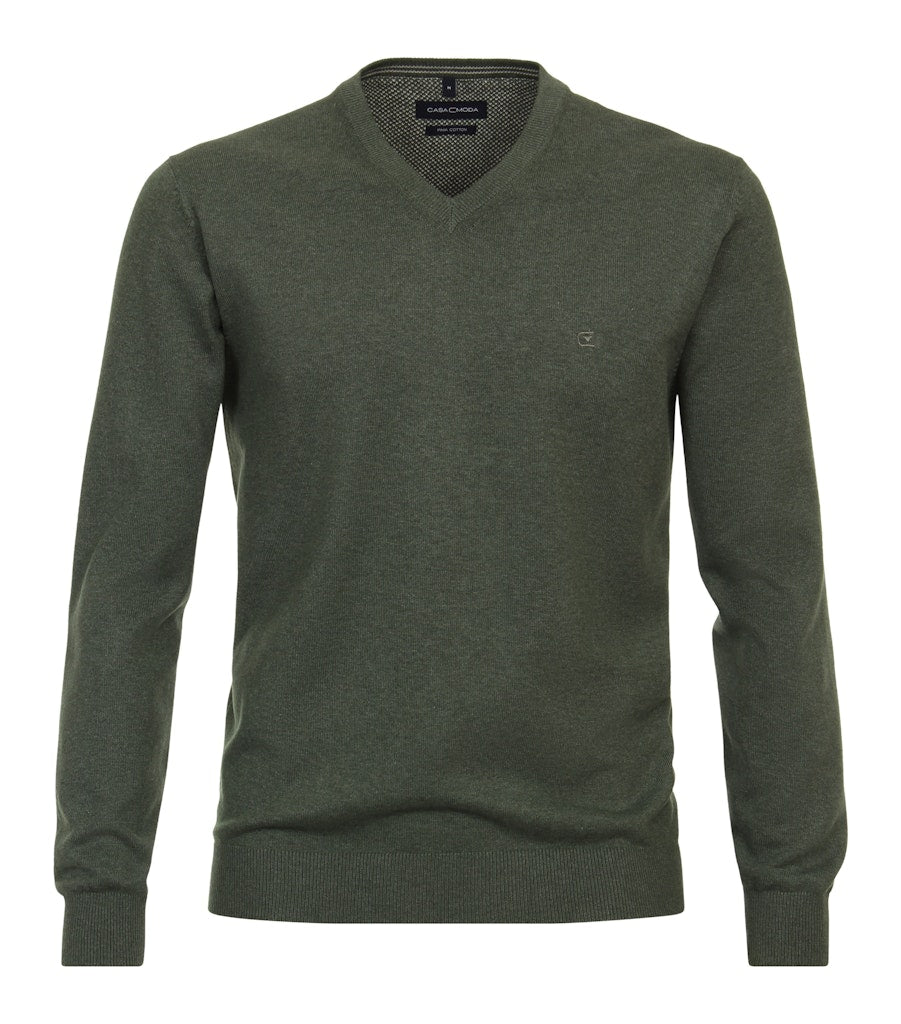 Casa Moda – V-Neck Jumper – Regular Fit