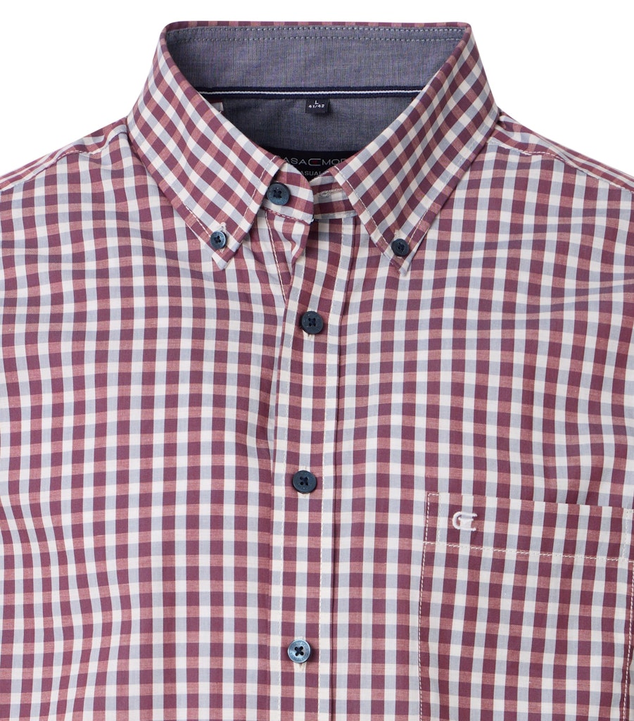 Casa Moda Short Sleeve Casual Fit Shirt