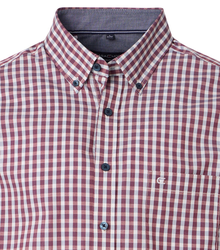Casa Moda Short Sleeve Casual Fit Shirt