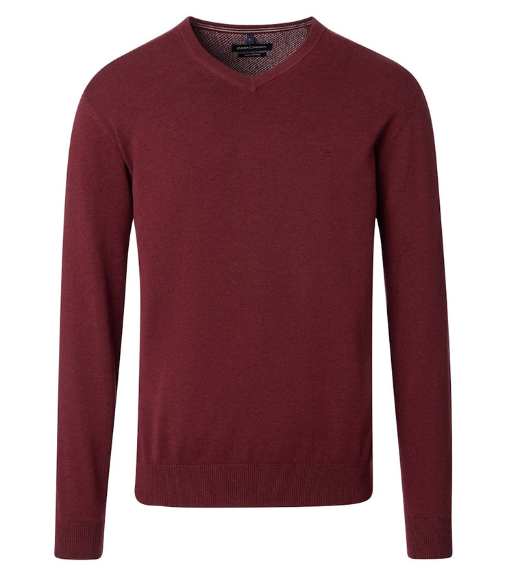Casa Moda – V-Neck – Regular Fit – Cotton Pullover