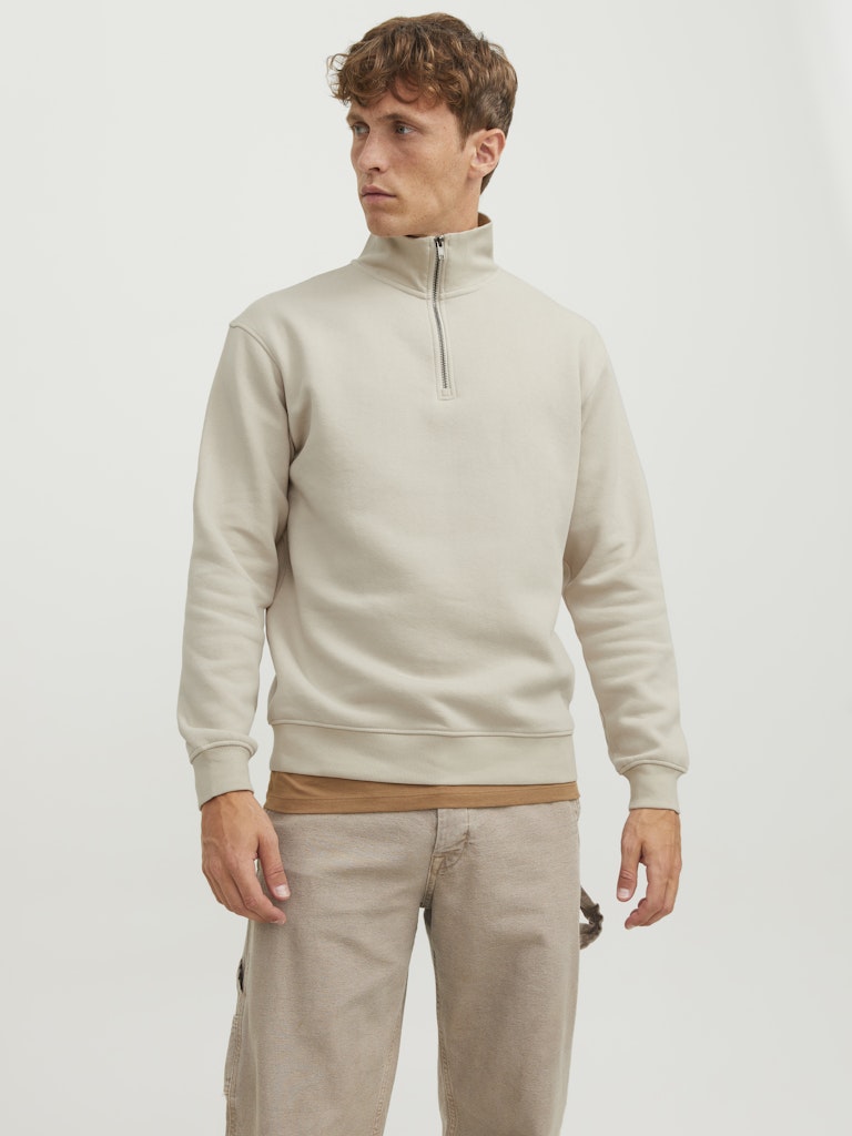 Jack &amp; Jones – Bradley – Relaxed Fit – Half Zip Jumper