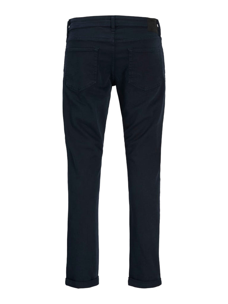 Jack & Jones – Slim Fit – Dark Navy – Glenn Ethan Icon Chino Trousers