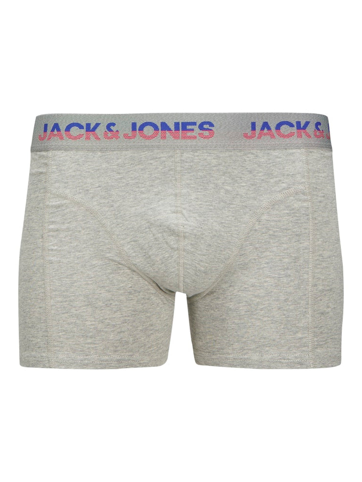 Jack & Jones – JACJADON Solid Trunks 3-Pack – Multicolour