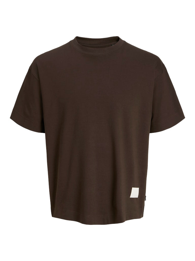 Jack &amp; Jones – Loose Fit – Black – JPRBLACHAD Badge SS Tee