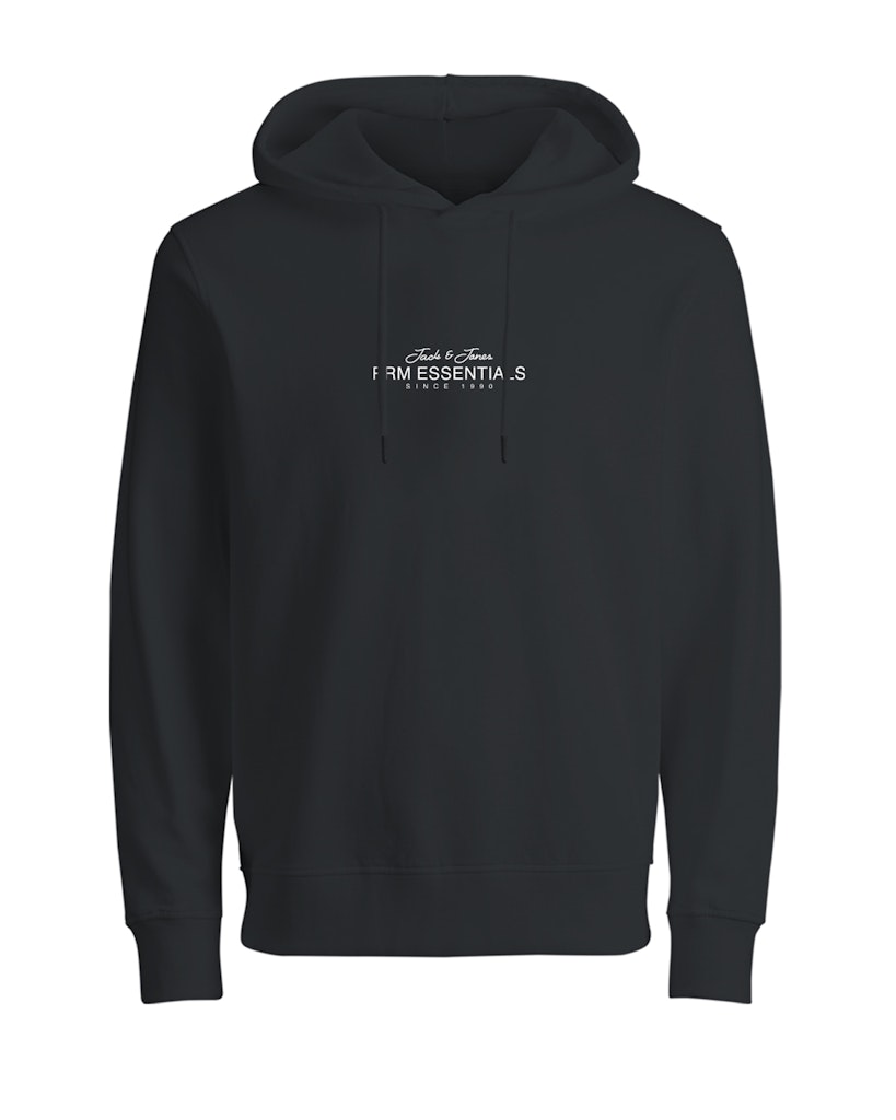 Jack &amp; Jones – Regular Fit – Goblin Blue/Black – JJECASUAL Recycled Hoodie
