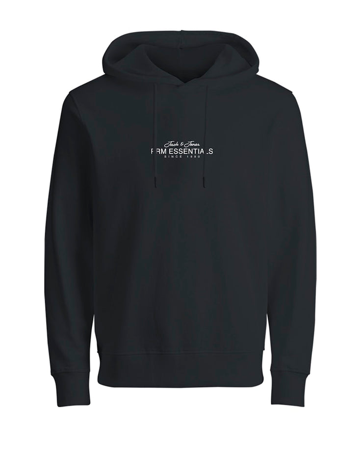 Jack & Jones – Regular Fit – Goblin Blue/Black – JJECASUAL Recycled Hoodie