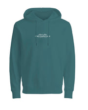 Jack & Jones – Regular Fit – Goblin Blue/Black – JJECASUAL Recycled Hoodie