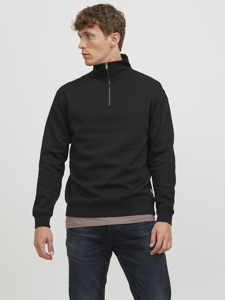Jack &amp; Jones – Bradley – Relaxed Fit – Half Zip Jumper