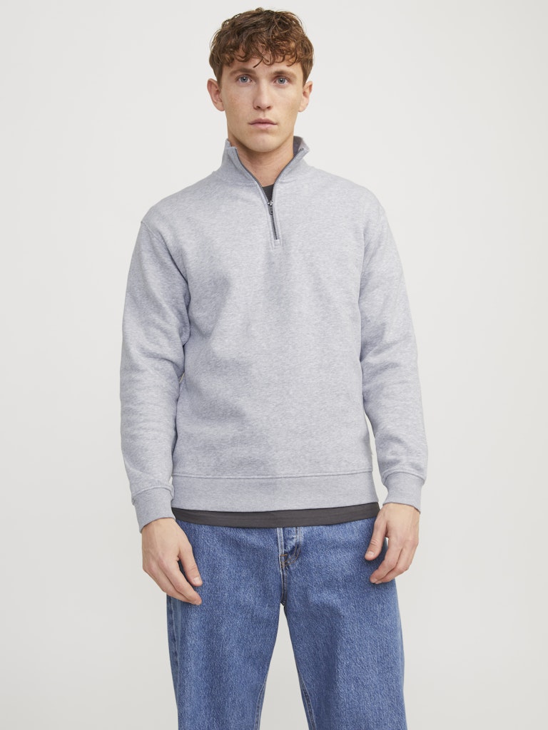Jack &amp; Jones – Bradley – Relaxed Fit – Half Zip Jumper