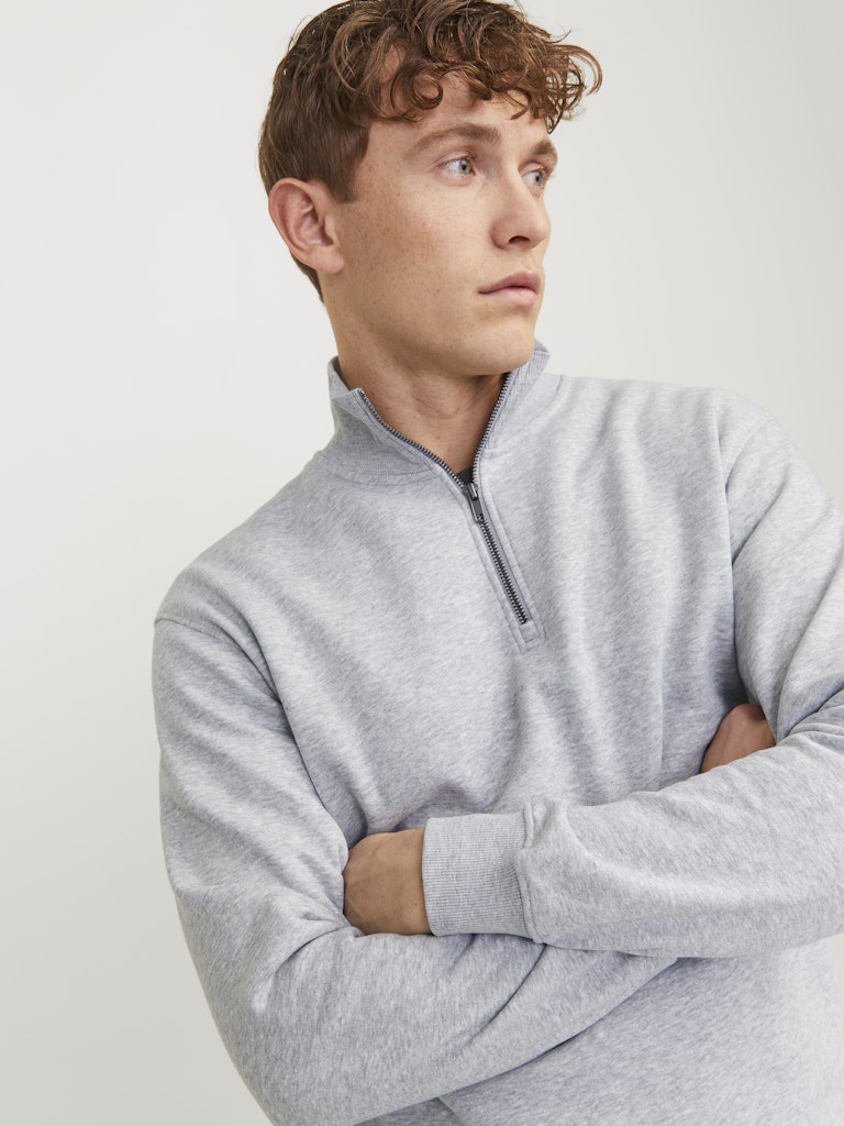 Jack &amp; Jones – Bradley – Relaxed Fit – Half Zip Jumper