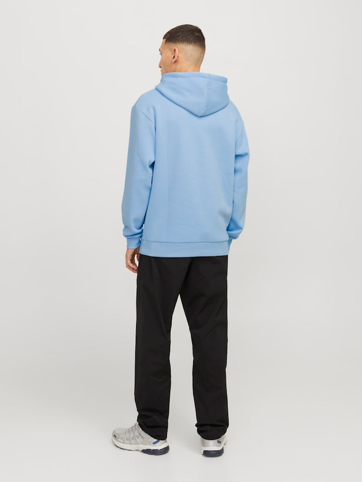 Jack & Jones Relaxed Fit Chambray Blue Recycled Hoodie