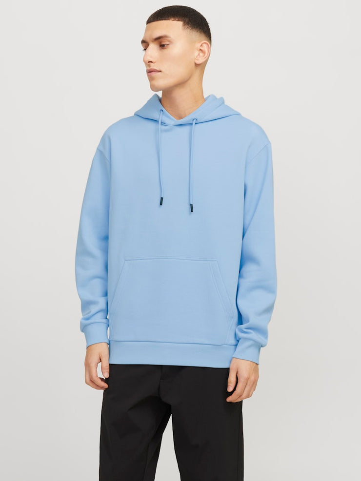 Jack & Jones Relaxed Fit Chambray Blue Recycled Hoodie