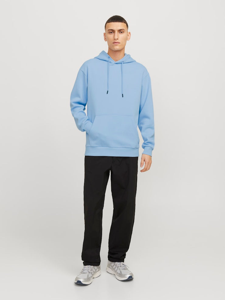 Jack & Jones Relaxed Fit Chambray Blue Recycled Hoodie