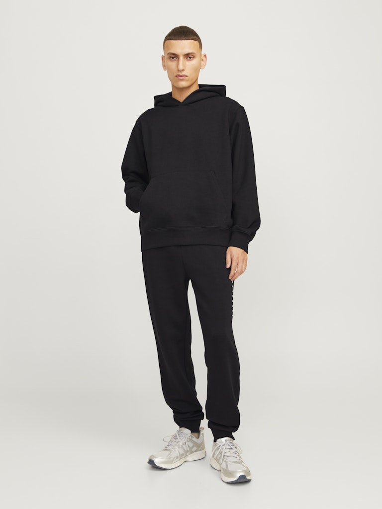 Jack &amp; Jones – Loose Fit – Black – JJEURBAN EDGE Sweat Hoodie