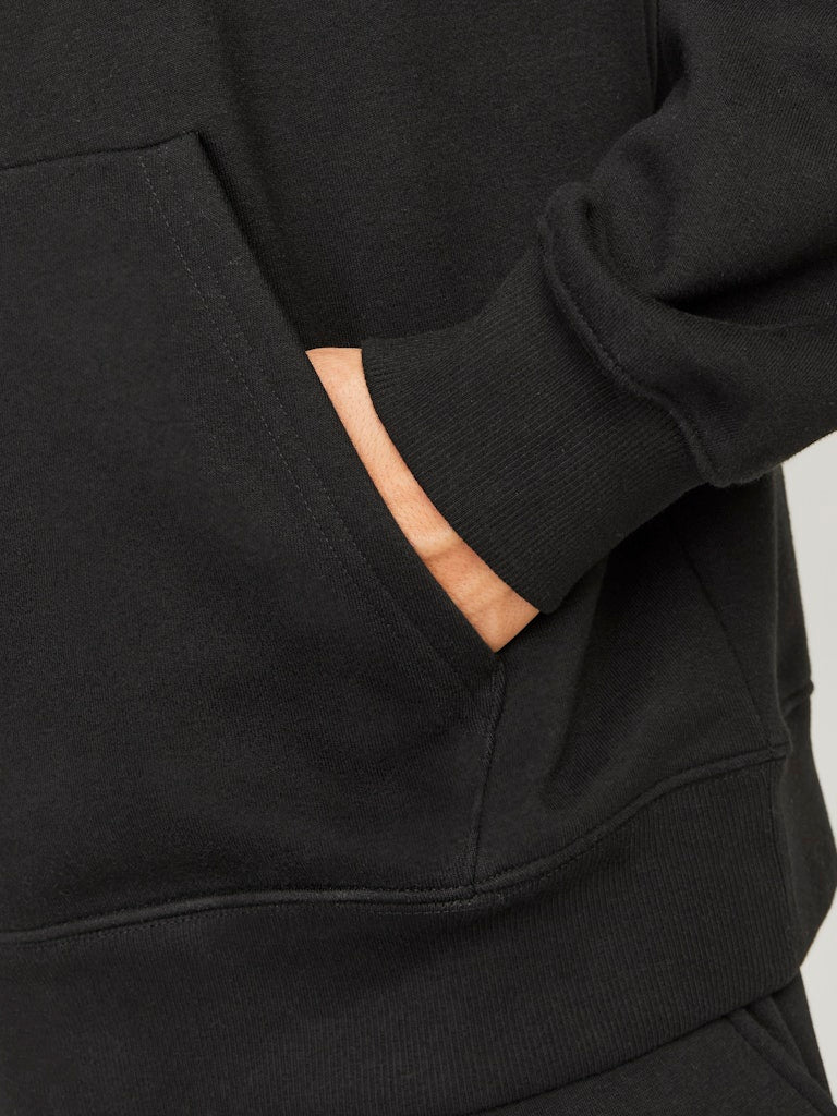 Jack &amp; Jones – Loose Fit – Black – JJEURBAN EDGE Sweat Hoodie