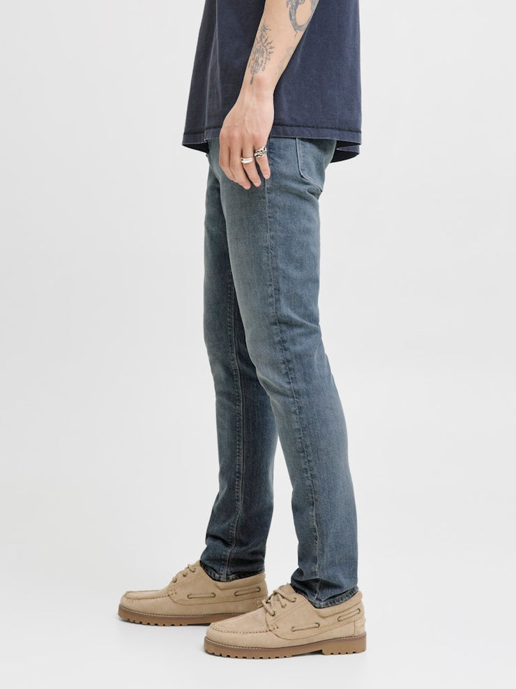 Jack & Jones – Slim Fit – Grey Denim – Glenn Felix Jeans