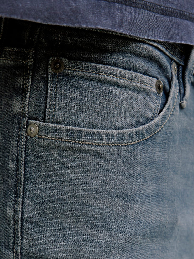 Jack & Jones – Slim Fit – Grey Denim – Glenn Felix Jeans