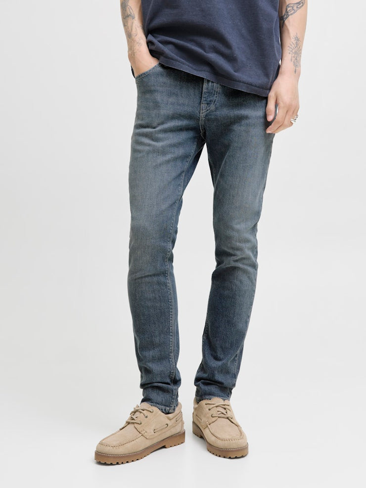 Jack & Jones – Slim Fit – Grey Denim – Glenn Felix Jeans