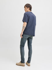 Jack & Jones – Slim Fit – Grey Denim – Glenn Felix Jeans