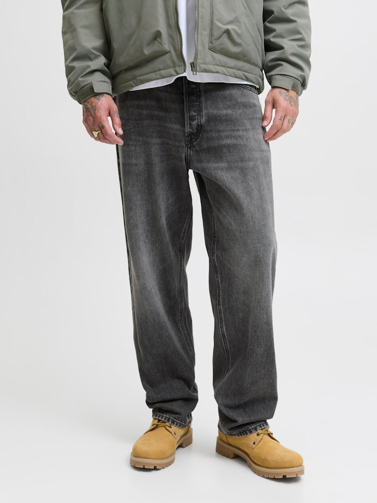Jack & Jones – Loose Fit – Black Sand – JJIEDDIE JJORIGINAL SBD 766 Jeans