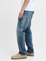 Jack & Jones – Regular Fit – Blue Denim – JJIClark Original Jeans