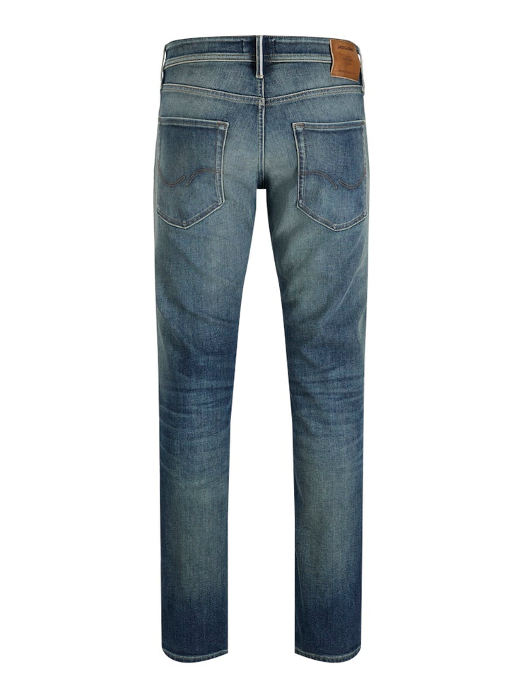 Jack & Jones – Regular Fit – Blue Denim – JJIClark Original Jeans