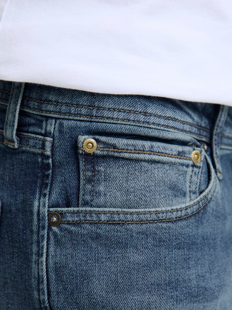 Jack & Jones – Regular Fit – Blue Denim – JJIClark Original Jeans