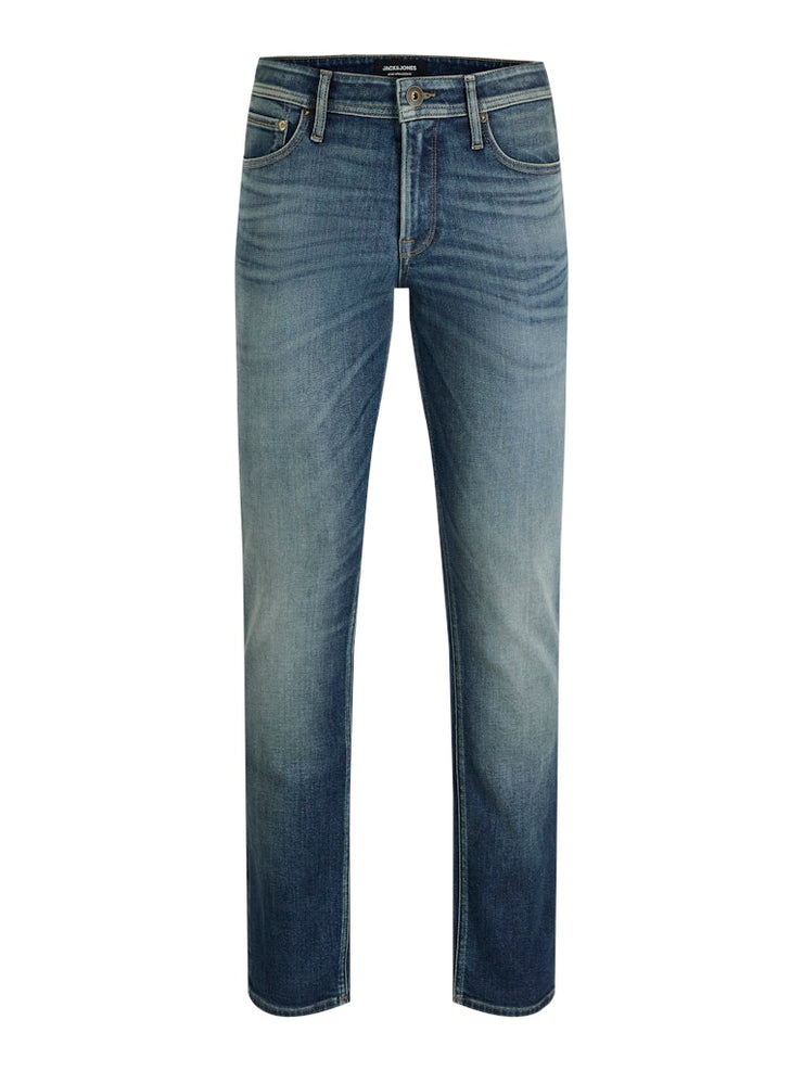 Jack & Jones – Regular Fit – Blue Denim – JJIClark Original Jeans