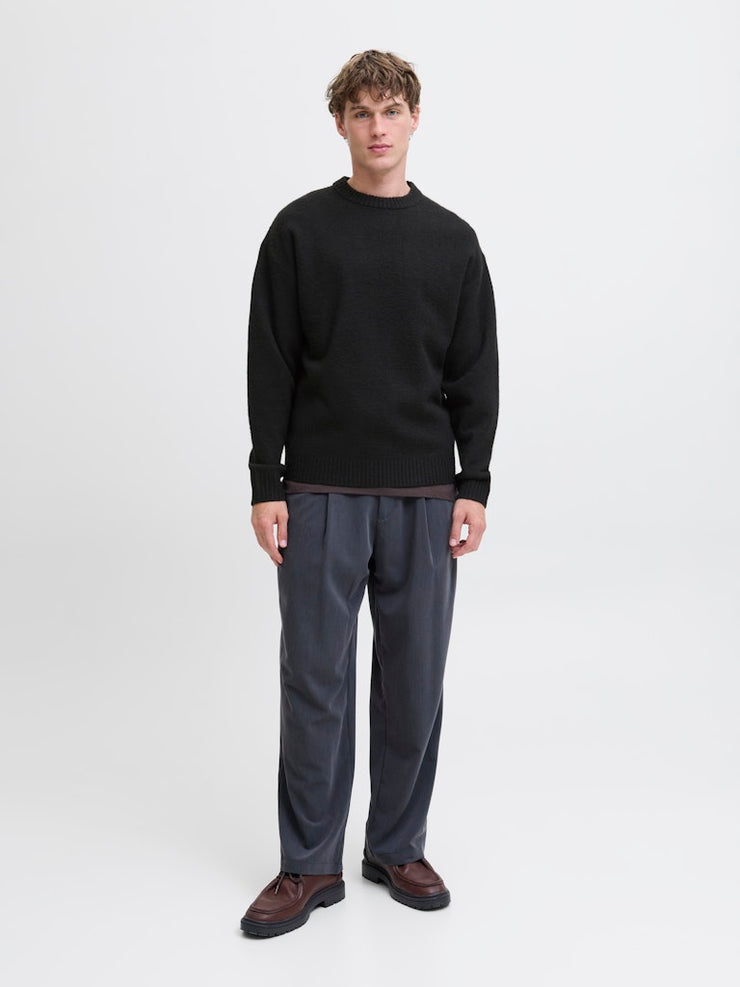 Jack & Jones – Relaxed Fit – Black – Knitted Pullover