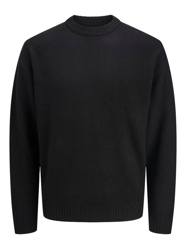 Jack & Jones – Relaxed Fit – Black – Knitted Pullover