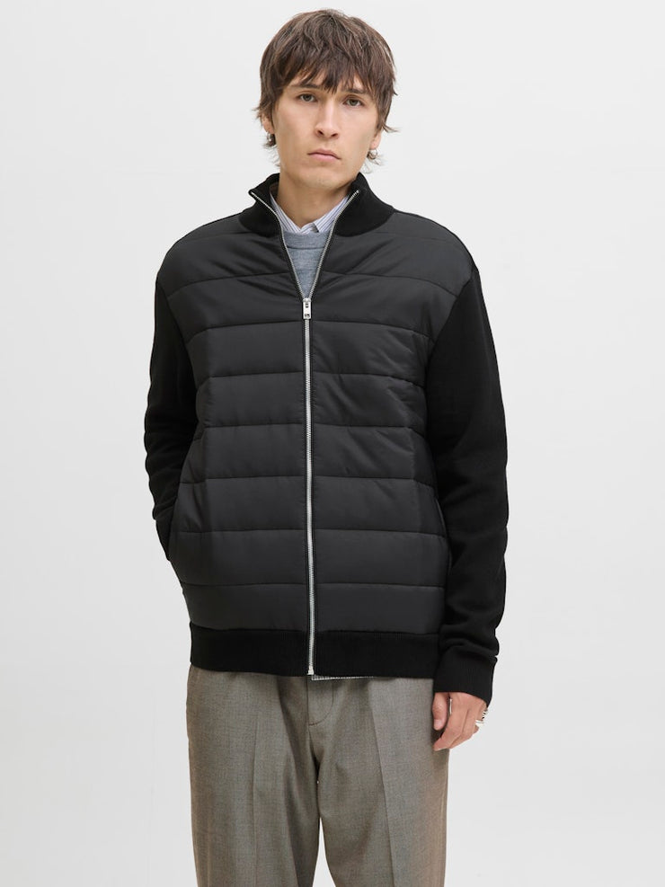 Jack & Jones – Regular Fit – Black – JJEPERFECT Knit Hybrid Cardigan