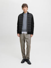Jack & Jones – Regular Fit – Black – JJEPERFECT Knit Hybrid Cardigan