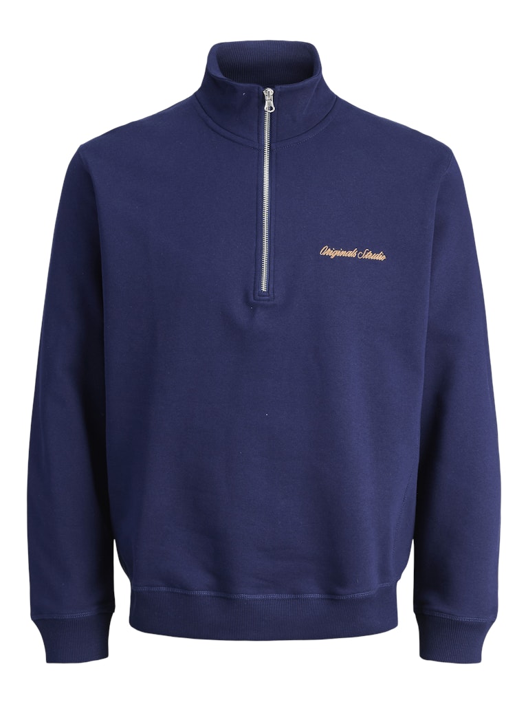 Jack &amp; Jones – Relaxed Fit – Half Zip Jumper