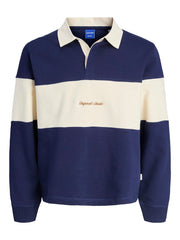 Jack & Jones – Relaxed Fit – Ocean Cavern – Polo Sweatshirt