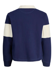 Jack & Jones – Relaxed Fit – Ocean Cavern – Polo Sweatshirt