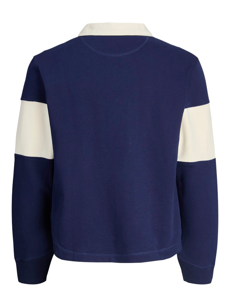 Jack & Jones – Relaxed Fit – Ocean Cavern – Polo Sweatshirt