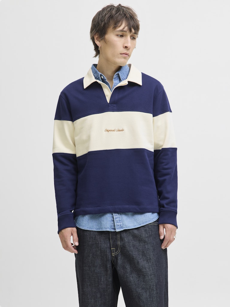 Jack &amp; Jones – Relaxed Fit – Rugby Shirt