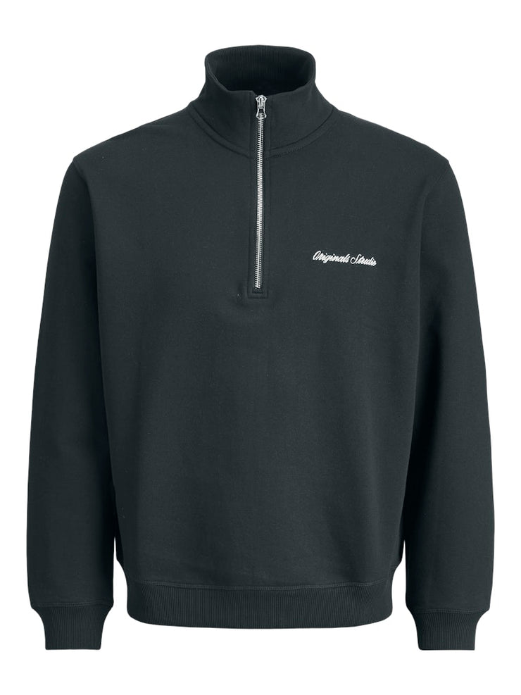 Jack & Jones – Relaxed Fit – Forest River – High Neck Zip Sweatshirt