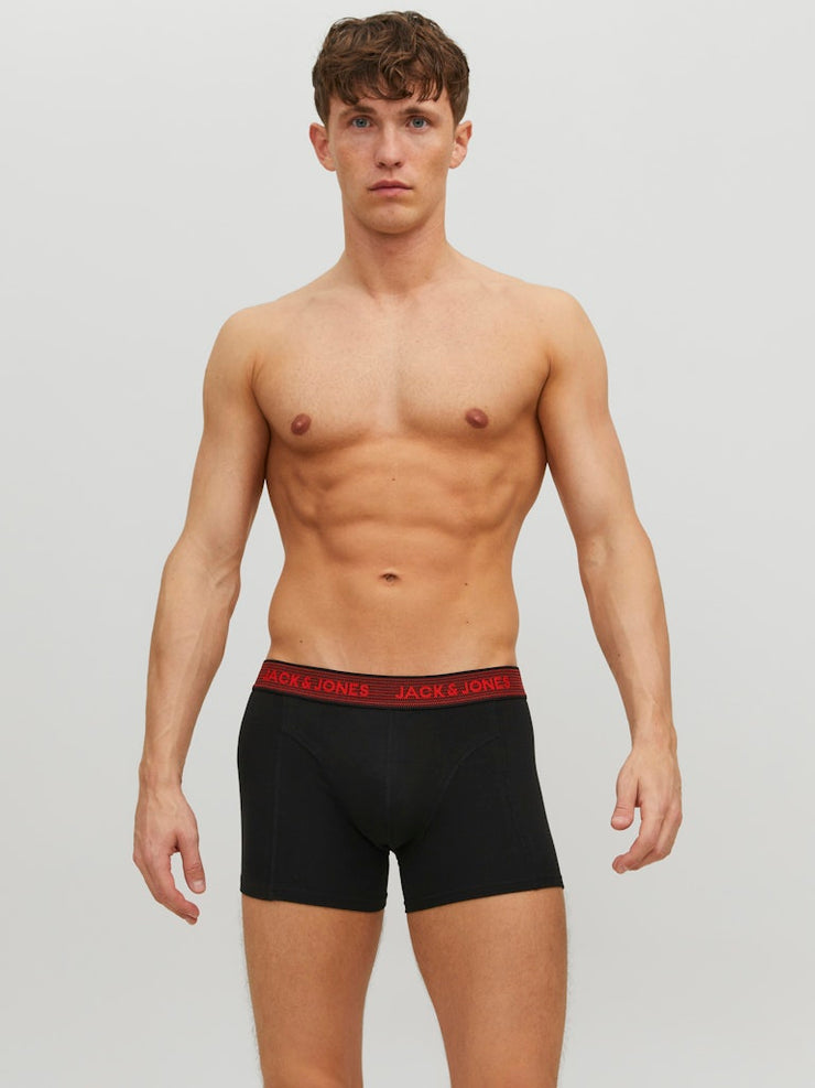 Jack & Jones Jacwaistband Trunks 3 Pack