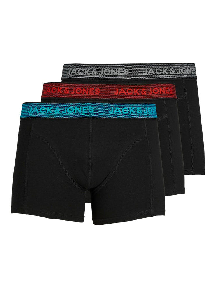 Jack & Jones Jacwaistband Trunks 3 Pack