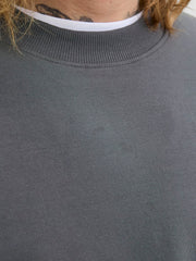Jack & Jones – Relaxed Fit – Volcanic Ash – Branding Crew Neck Sweatshirt
