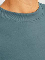 Jack & Jones – Relaxed Fit – Goblin Blue – Branding Crew Neck Sweatshirt