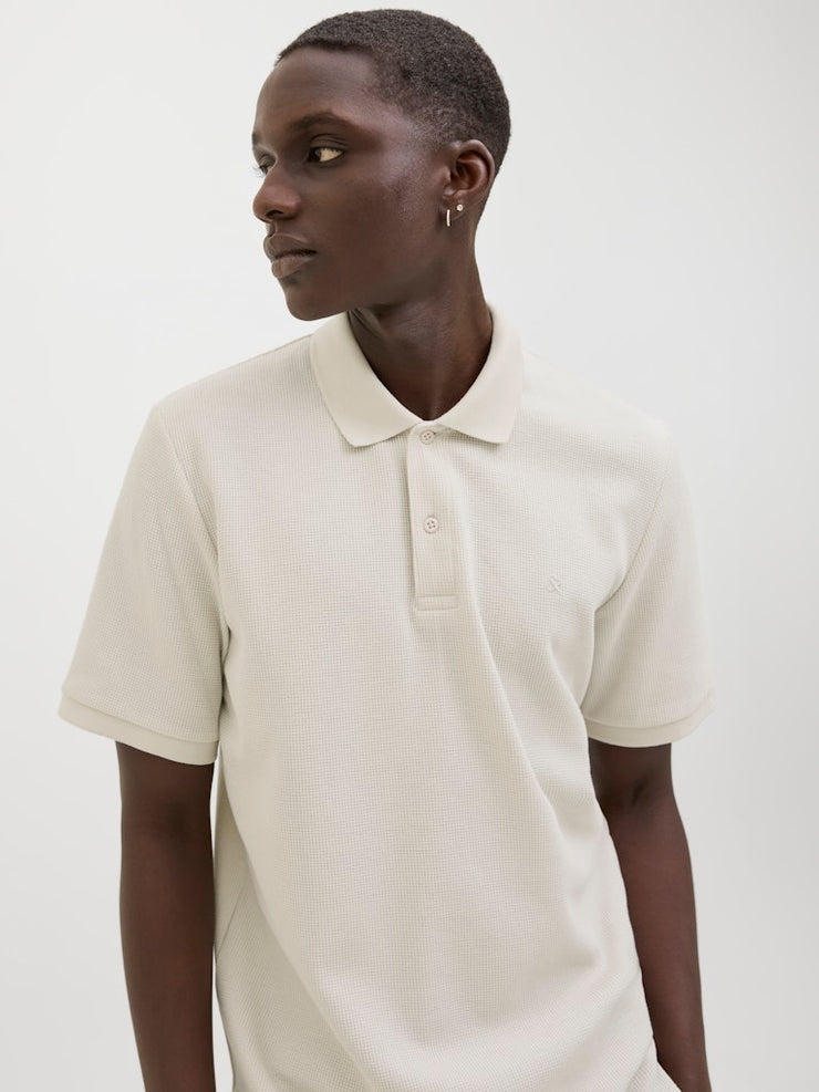 Jack & Jones – Regular Fit – Moonbeam– Polo Shirt