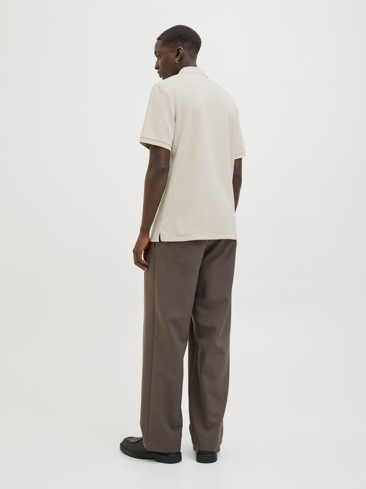 Jack & Jones – Regular Fit – Moonbeam– Polo Shirt