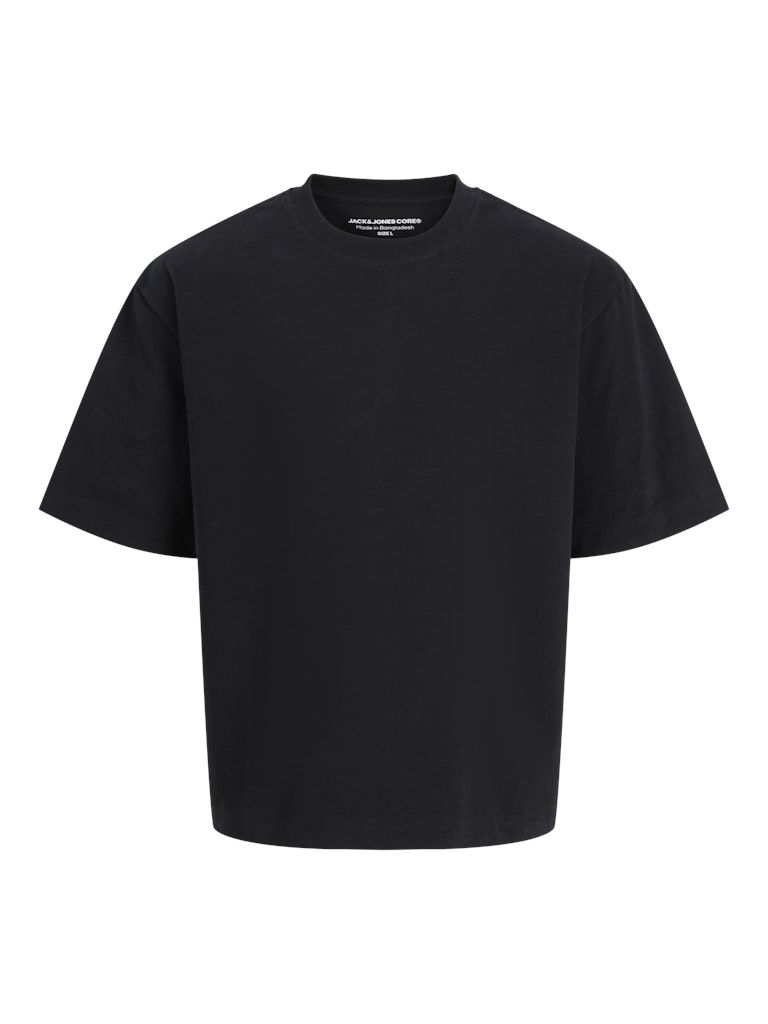 Jack &amp; Jones – Oversize Cropped Fit – Black – JCOBLANKS Heavy Tee