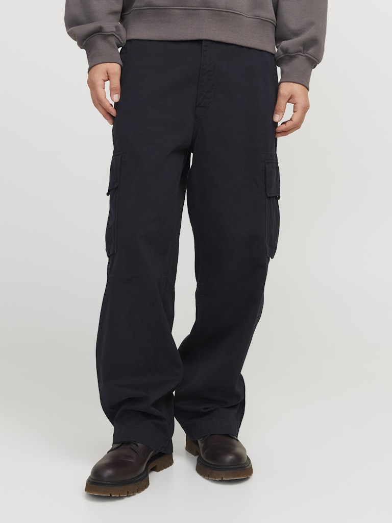 Bill Atlas Wide Leg Cargo Pants – Black