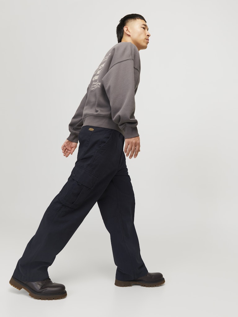 Bill Atlas Wide Leg Cargo Pants – Black