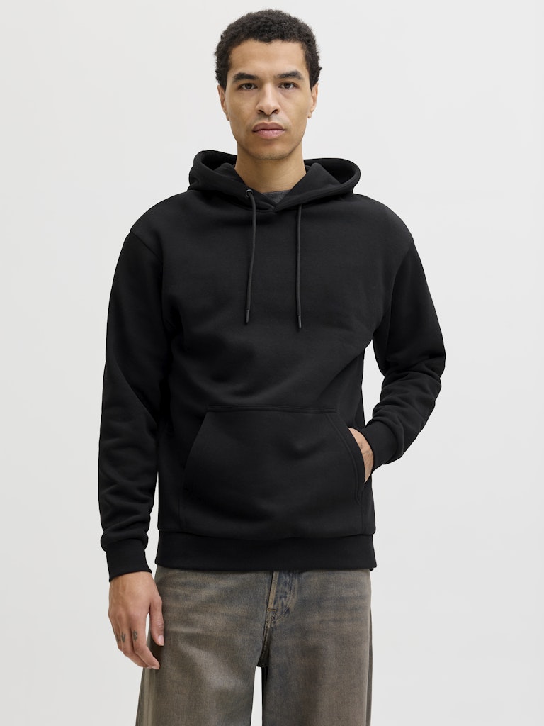 Jack &amp; Jones – Bradley – Relaxed Fit – Black – Hoodie