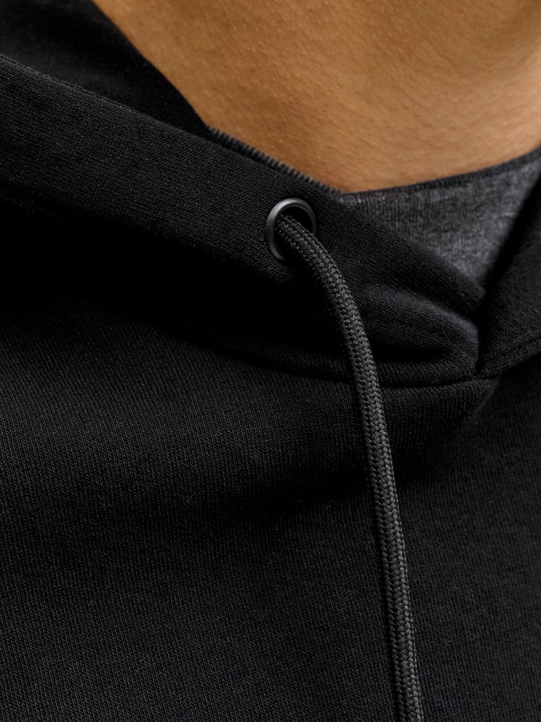 Jack &amp; Jones – Bradley – Relaxed Fit – Black – Hoodie