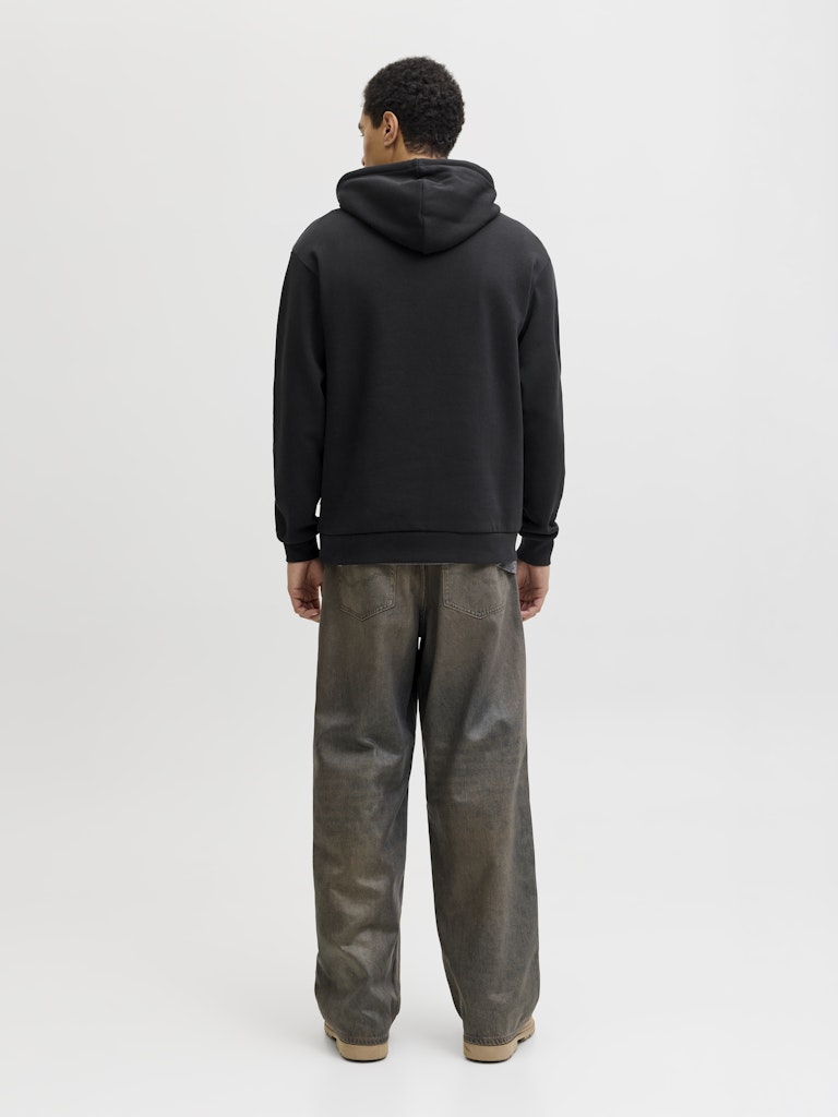 Jack &amp; Jones – Bradley – Relaxed Fit – Black – Hoodie